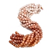 Natural Pink Aventurine Beads Strands G-B095-A02-03-1