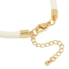 4.5MM Round Nylon Milan Cord Bracelet Making BJEW-I245-01G-30-3