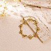 304 Stainless Steel Link Chain Bracelets for Women BJEW-A161-01B-G-1