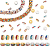 600Pcs 2 Colors Iron Spacer Beads IFIN-PH0001-65-1