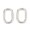 Zinc Alloy Spring Gate Rings X-PALLOY-L233-07B-P-1
