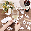 200Pcs Cardboard Wine Glass Charms FIND-GA0007-50-3