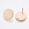 Smooth Surface Iron Stud Earring Findings IFIN-T012-94B-RS-2
