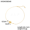 304 Stainless Steel Pendant Necklaces STAS-OY016-74G-2