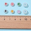 6 Style Luminous Acrylic & Transparent Plastic Beads MACR-FS0001-24-6