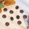 Gorgecraft 10 Sets Alloy Buttons DIY-GF0006-58-5