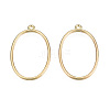 Alloy Open Back Bezel Pendants X-PALLOY-T085-08LG-2