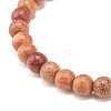 Natural Mixed Gemstone Beaded Stretch Bracelet BJEW-JB07731-7