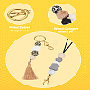 DIY Beaded Keychain Bracelet Making Kit DIY-TA0004-23-4