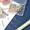 100Pcs 6 Styles 304 Stainless Steel Screw Eye Pin Peg Bails FIND-FS0002-85-10