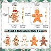 10Pcs 5 Styles Alloy Enamel Pendants FIND-YW0005-43-2