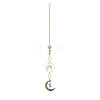 Glass Ball Big Pendant Decorations DJEW-PW0017-02A-1