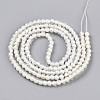 Baking Paint Transparent Glass Beads Strands DGLA-N011-4mm-01-2
