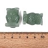 Natural Green Aventurine Owl Figurine DJEW-N005-05D-3