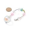 Teardrop & Butterfly Glass Suncatchers HJEW-JM00847-3