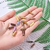48Pcs 12 Styles Natural Mixed Stone Connector Charms FIND-SZ006-08-6