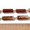 Natural Fire Crackle Agate Beads Strands G-P605-J02-01-5