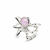 Spider Natural Kunzite Cuff Rings PW-WG6192B-03-1