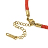 Round Polyester Twisted Cord Bracelet Makings LS-STAS-P408-20G-02-3