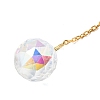 Popcorn Alloy Rhinestone & Plastic Imitation Pearl & Glass Crystal Suncatchers HJEW-E013-05G-2