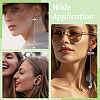 2Piar 201 & 304 Stainless Steel Hoop Earrings EJEW-WR00003-5