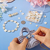 90Pcs 3 Styles Freshwater Shell Buttons BUTT-TA0001-41-6