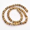 Natural Picture Jasper Beads Strands G-D659-6mm-2