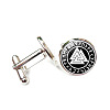 Alloy Enamel Compass Cufflinks PW-WG42FEF-06-1