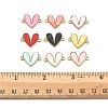 18Pcs 9 Colors Alloy Acrylic Connector Charms FIND-FS0004-33-5