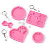 DIY Keychain Silicone Molds Kits DIY-TA0008-64-2