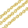 Rack Plating Brass Link Chains AJEW-Q150-06G-01-1