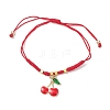 Alloy Enamel Charm Bracelets BJEW-JB12519-02-2