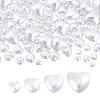 200Pcs 4 styles Resin Imitation Pearl Cabochons FIND-GA0004-74-1