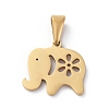 304 Stainless Steel Pendants STAS-I127-015G-1