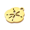 201 Stainless Steel Charms STAS-U016-10G-2