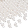 Frosted Plastic Imitation Pearl Beads KY-F022-6mm-01-1