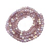 Transparent Glass Beads Strands EGLA-A044-T2mm-MB07-2