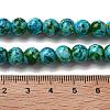 Synthetic Turquoise Dyed Beads Strands G-E594-24M-2