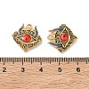 304 Stainless Steel Enamel Pendants STAS-L316-11G-3