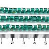 Electroplate Glass Beads Strands EGLA-R030-4x4mm-11-2