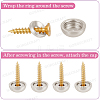 2 Bags Carbon Steel Screw FIND-GF0009-32C-6