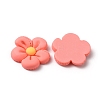 Opaque Resin Cabochons RESI-WH0021-38B-02-2