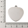 Non-Tarnish 201 Stainless Steel Pendants STAS-L079-25P-01-3