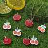 30Pcs 2 Styles Opaque Acrylic Pendants OACR-CJ0002-60-6