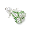 Beaded Angel Charms PALLOY-MZ00435-4