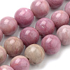 Natural Rhodonite Beads Strands X-G-S259-08-6mm-1