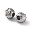 304 Stainless Steel Rhinestone European Beads STAS-A092-10P-P-2