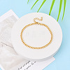 Brass Curb Chain Bracelets for Women BJEW-N032-08A-G-1