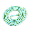 Baking Paint Glass Beads Strands DGLA-N003-4mm-C04-3