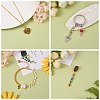 200Pcs 2 Style Tibetan Style Alloy Pendants FIND-SZ0002-33AG-5